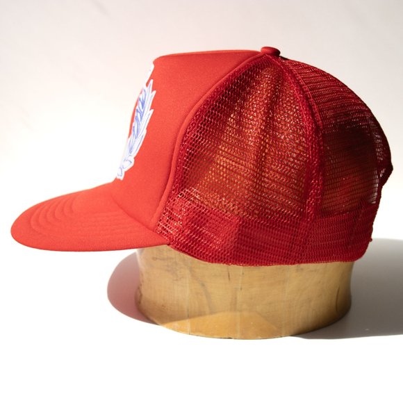 Vintage Paris France Trucker Snapback Cap Hat Eiffel Tower Tourist 80s Mesh - Picture 4 of 13